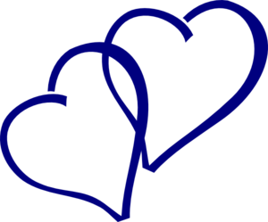 hearts clipart images blue