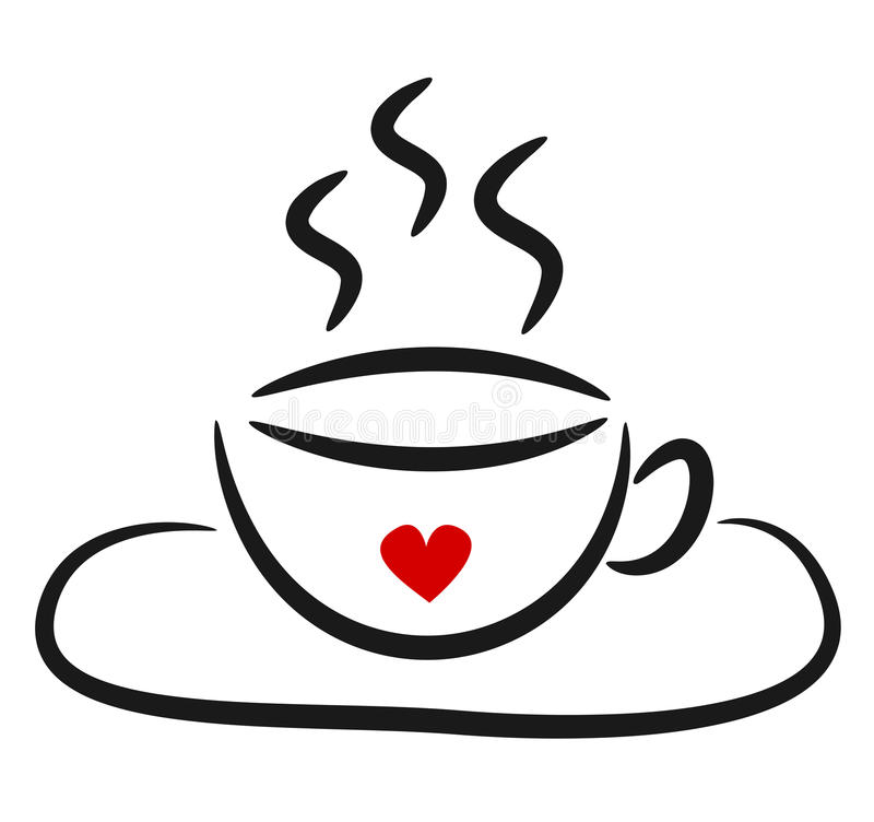 Heart clip art coffee cup