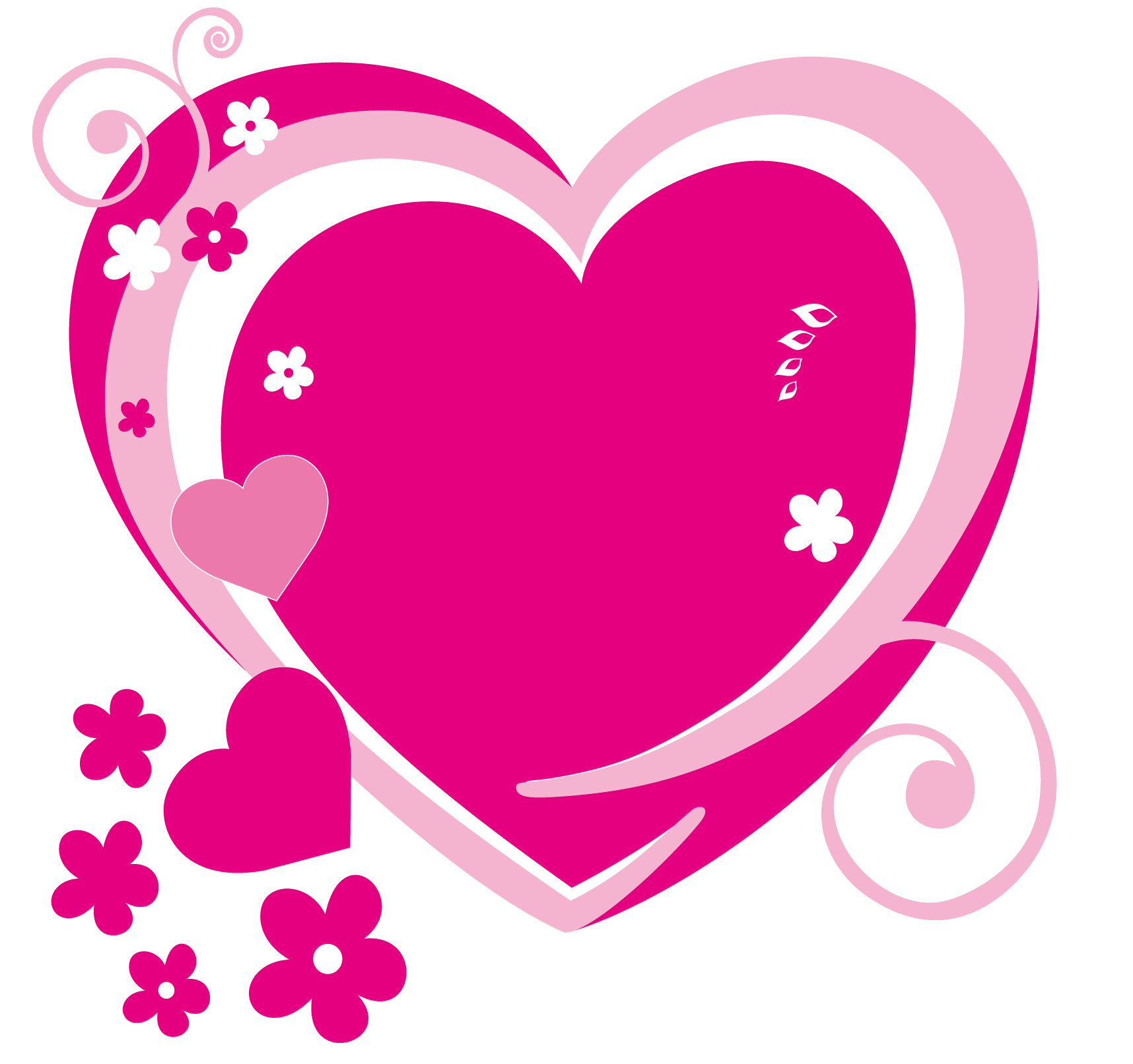Pink Heart Clipart