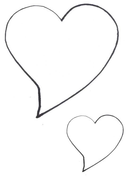 hearts clipart images template
