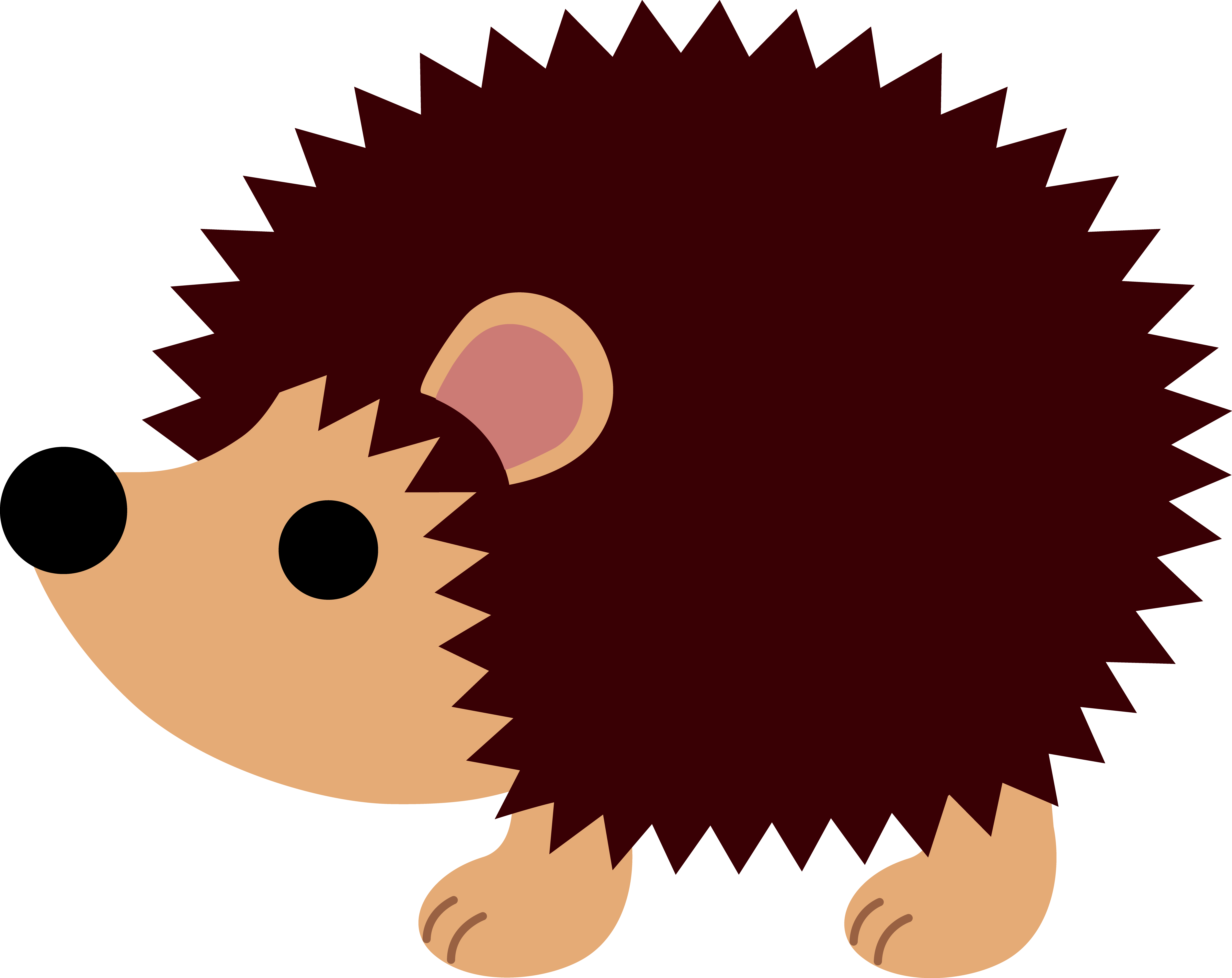 Drawing hedgehog free image