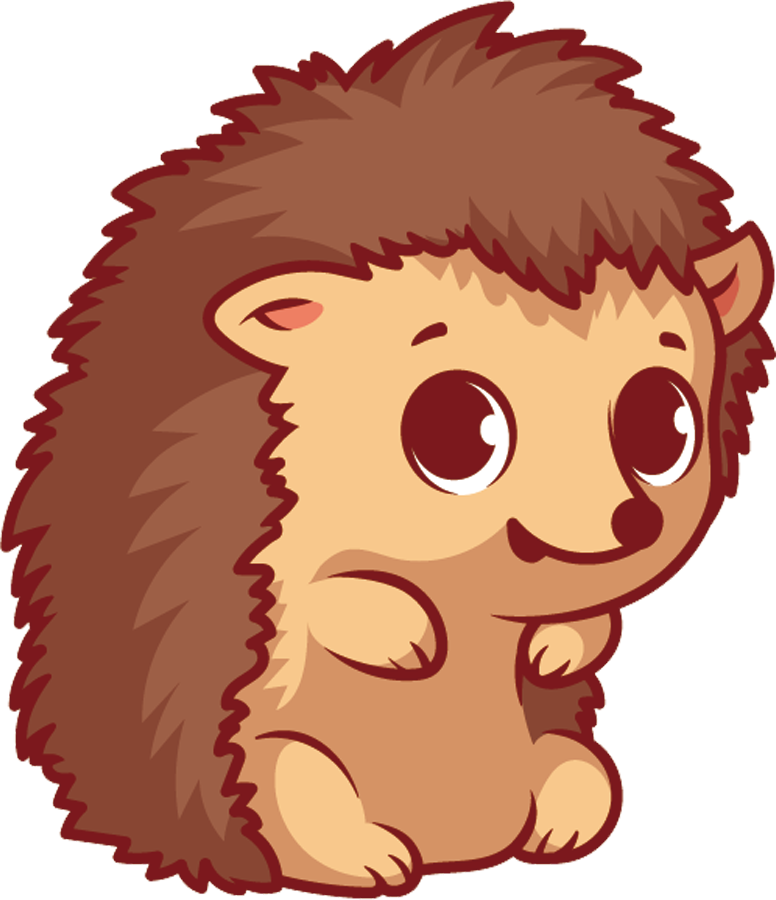 Cute hedgehog kawaii cartoon adorbale animal freetoedit