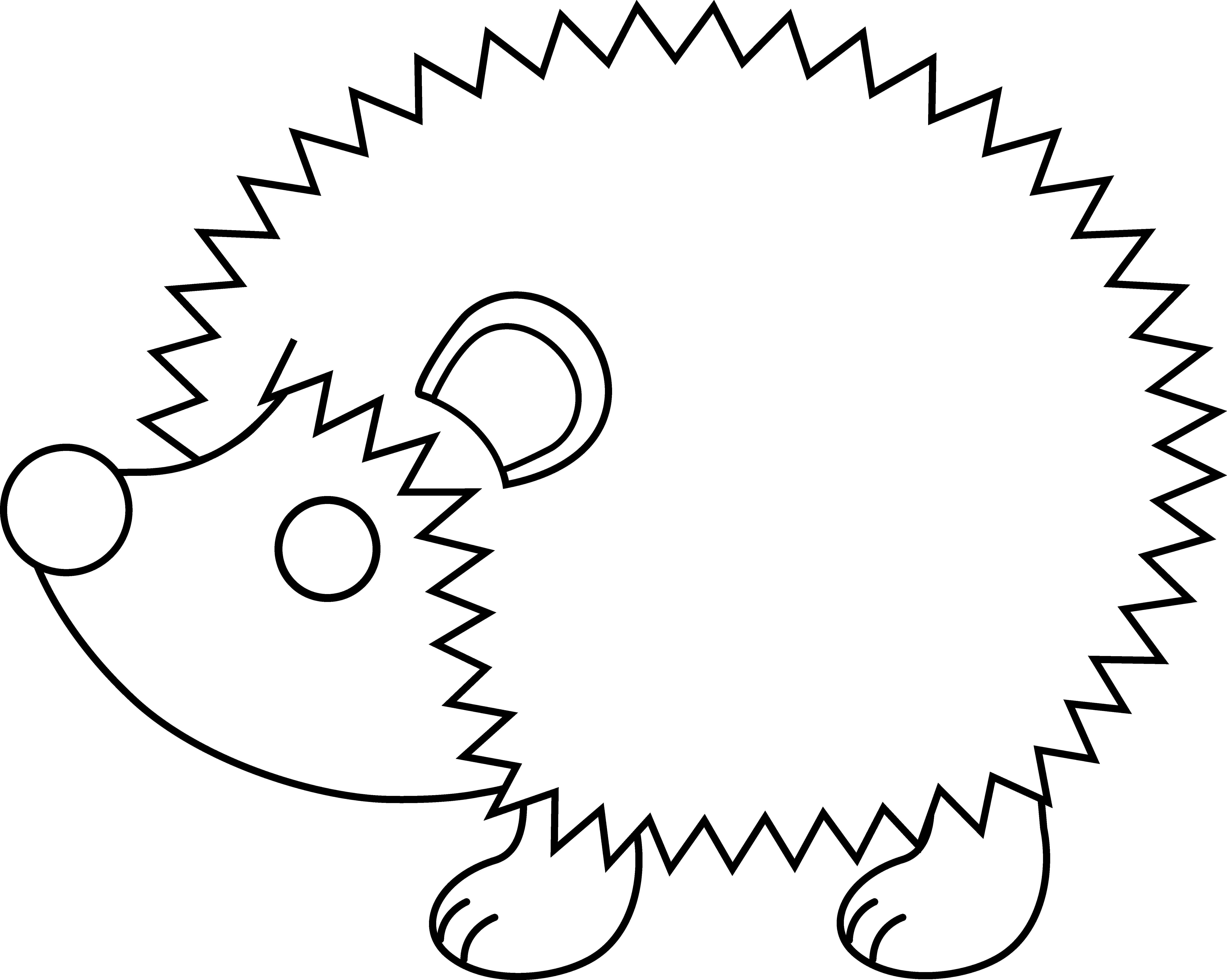 Free Hedgehog Outline Cliparts, Download Free Clip Art, Free