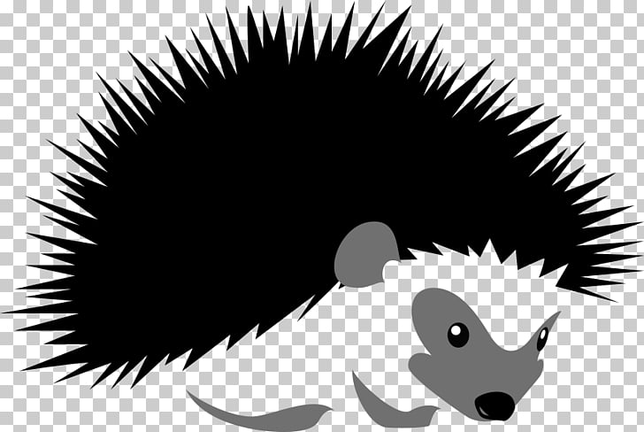 Hedgehog Stock illustration Silhouette Illustration, Cartoon