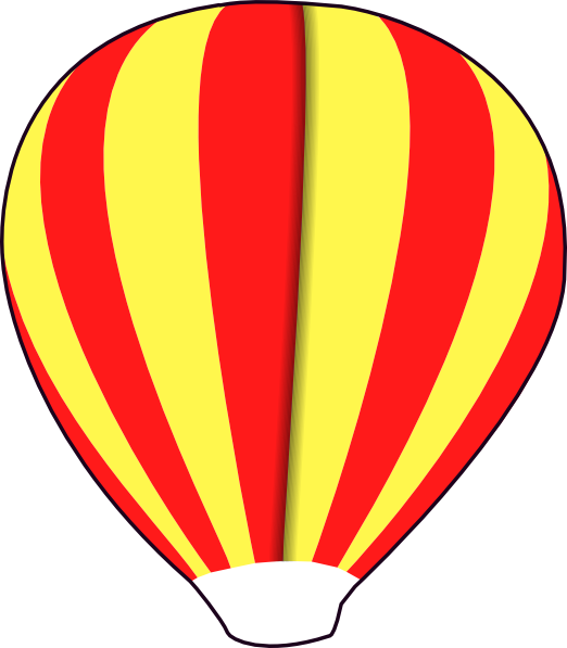 Hot air ballon.