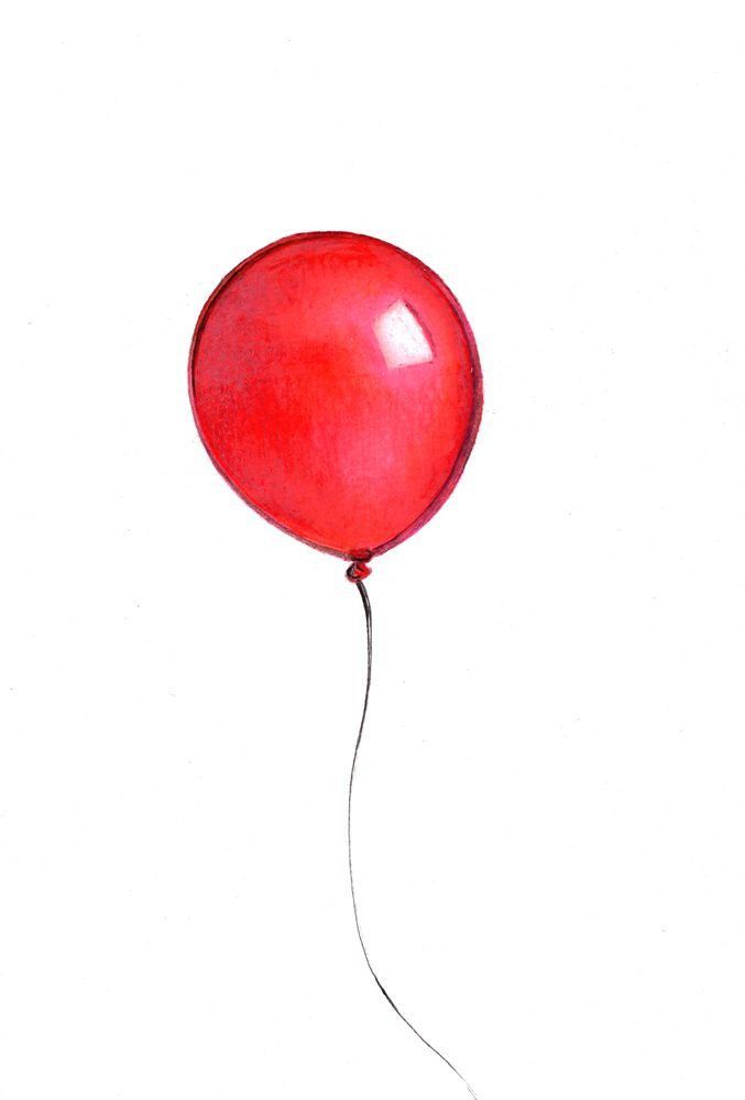 Image result for bunch of balloons drawing all grey one red