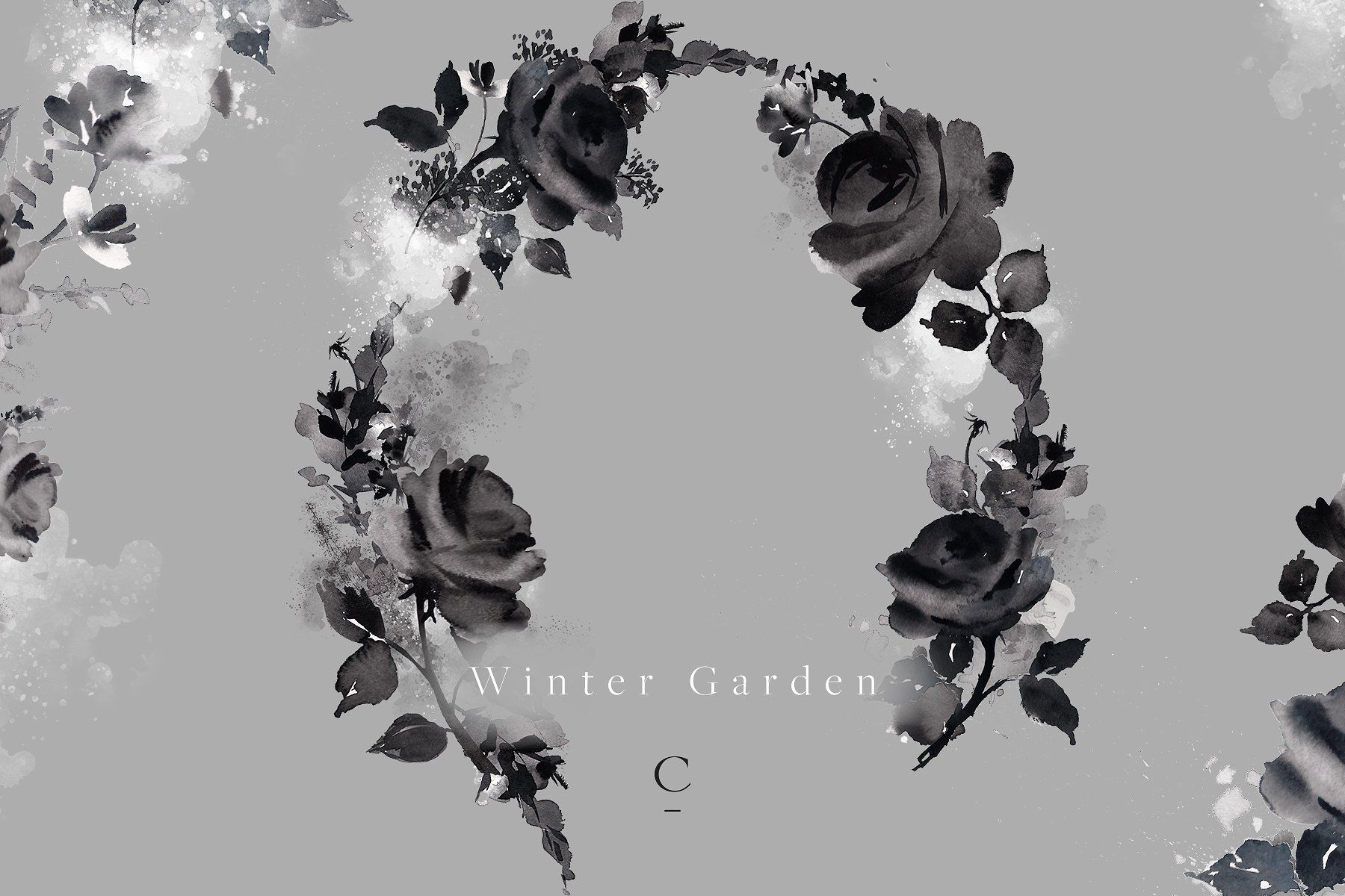 Winter Garden Clip Art