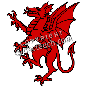 heraldic cliparts dragon