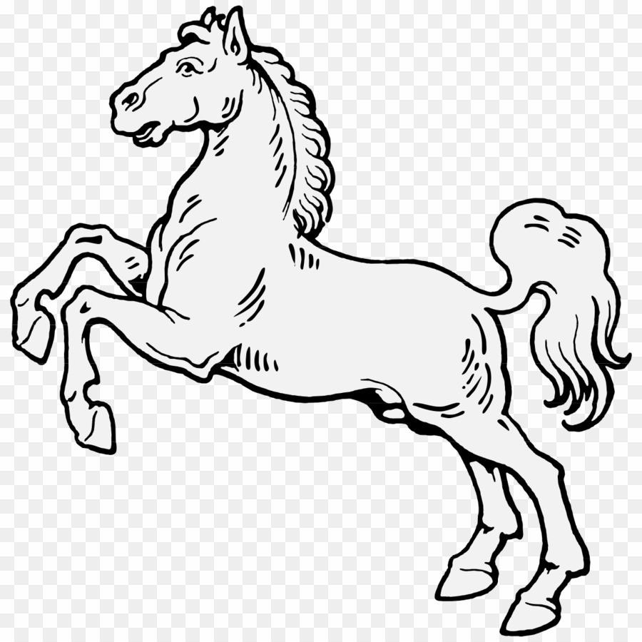 Horse Heraldry PNG Mustang Clipart download