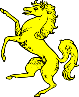 Free Heraldic Horse Clipart,