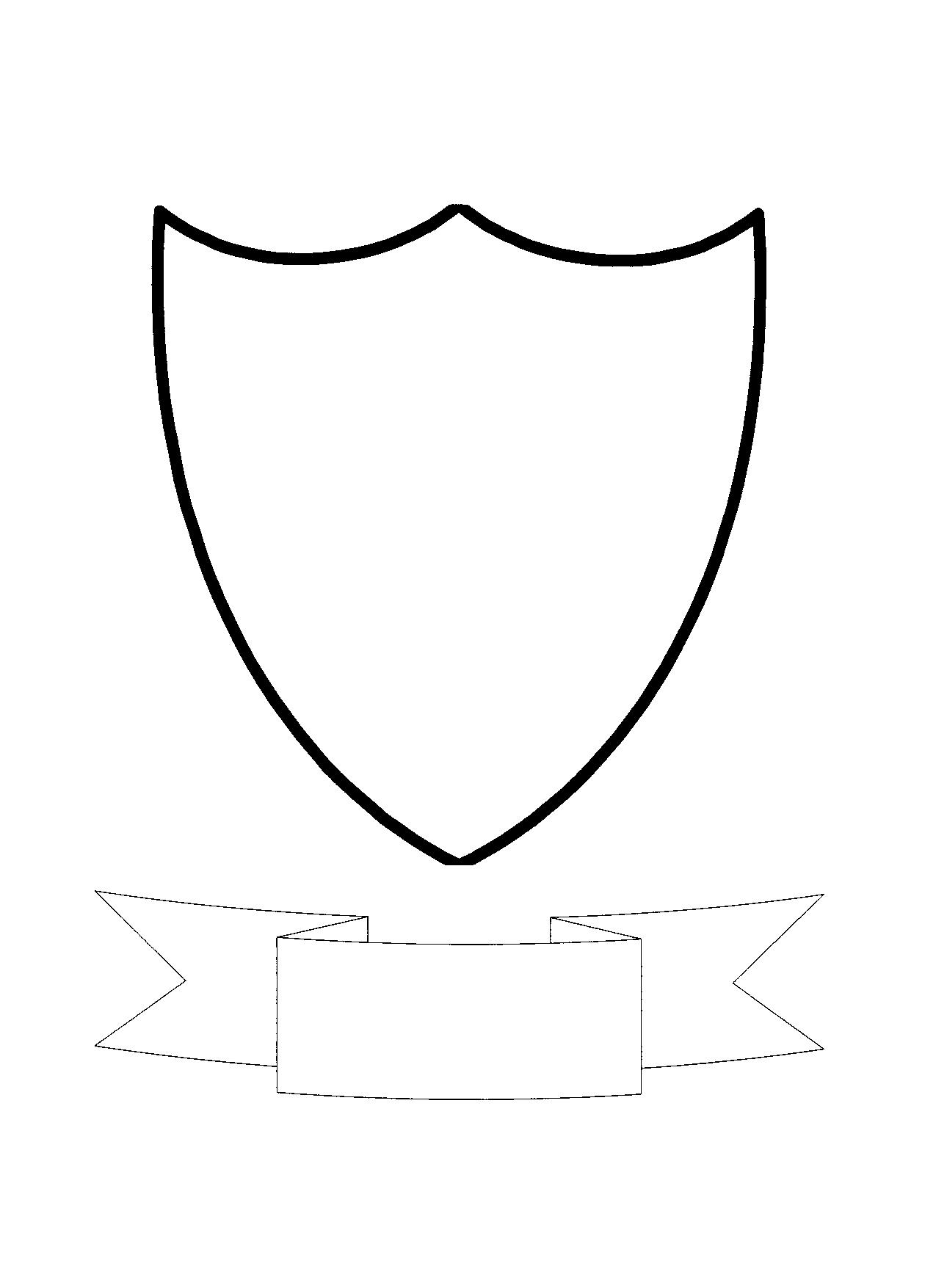 Coat arms template.