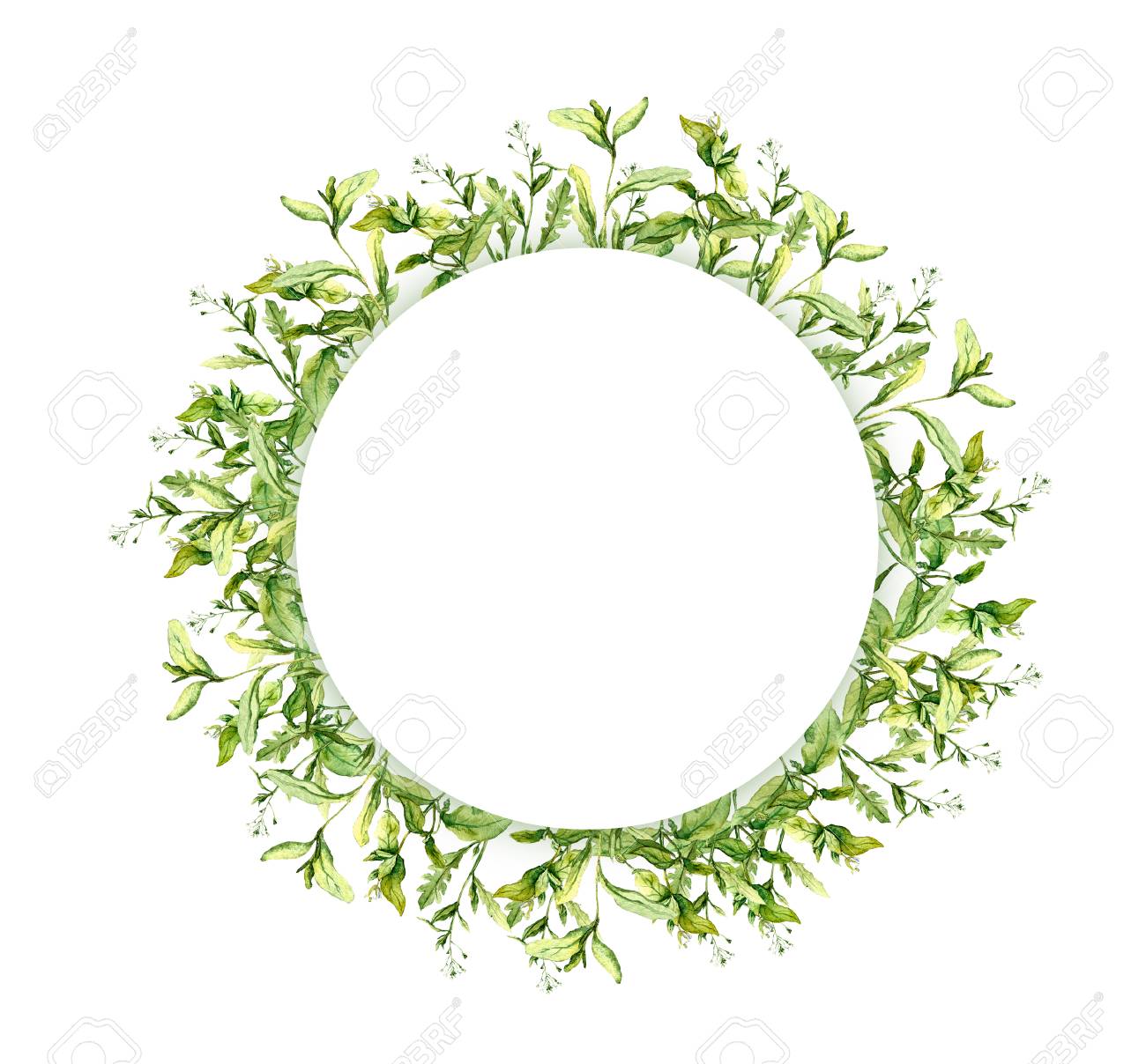 herbs clipart circle