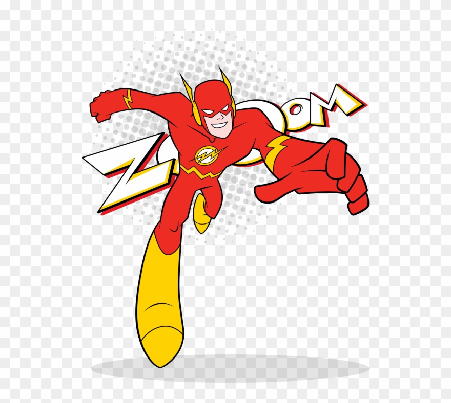 Flash Clipart Superhero Character