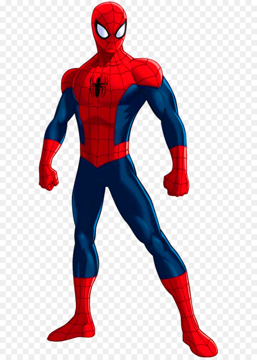 Spiderman costume clipart.