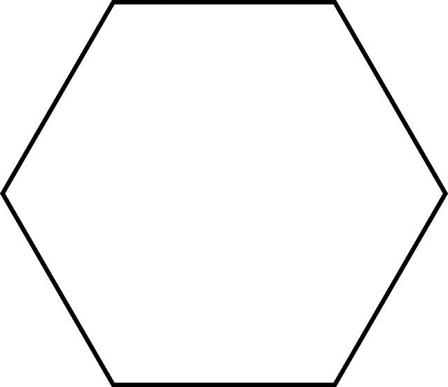 Large hexagon for.
