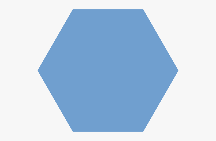 Hexnet blue hexagon.
