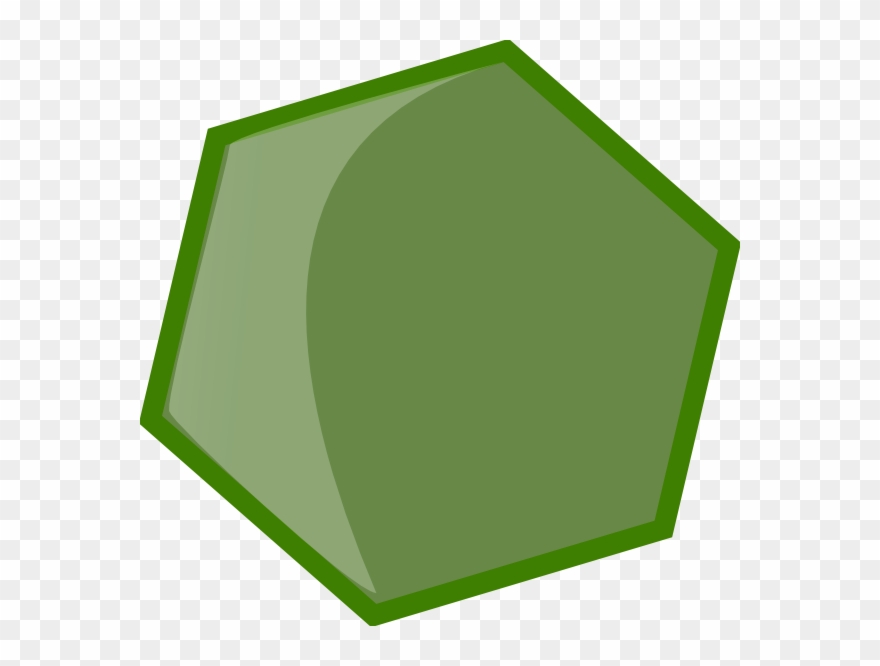 Hexagon Green Clip Art At