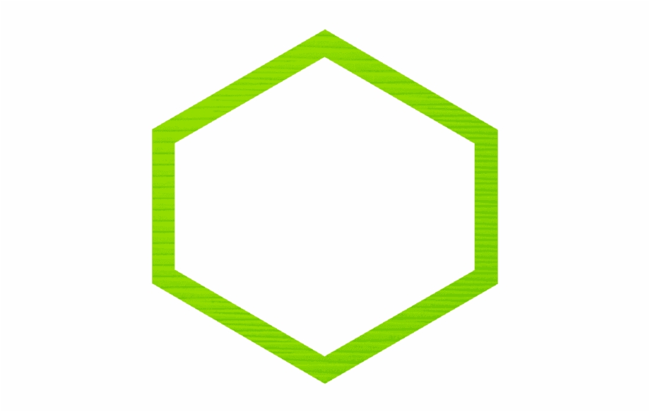 Green Hexagon Png