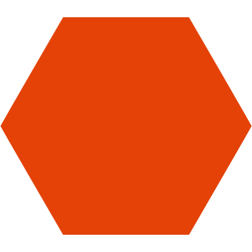 Hexagon clipart red.