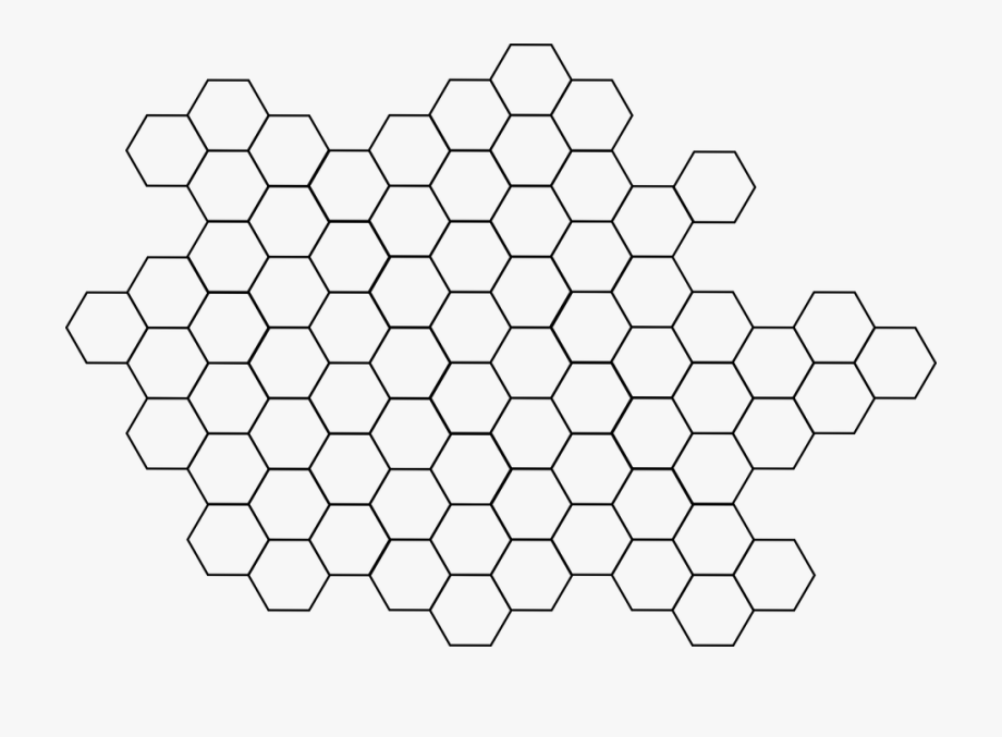 Hexagon pattern bee.
