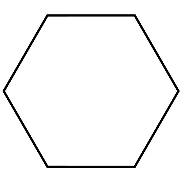 Hexagon picture images.