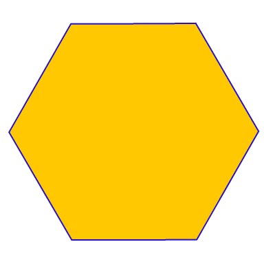 Free yellow hexagon.