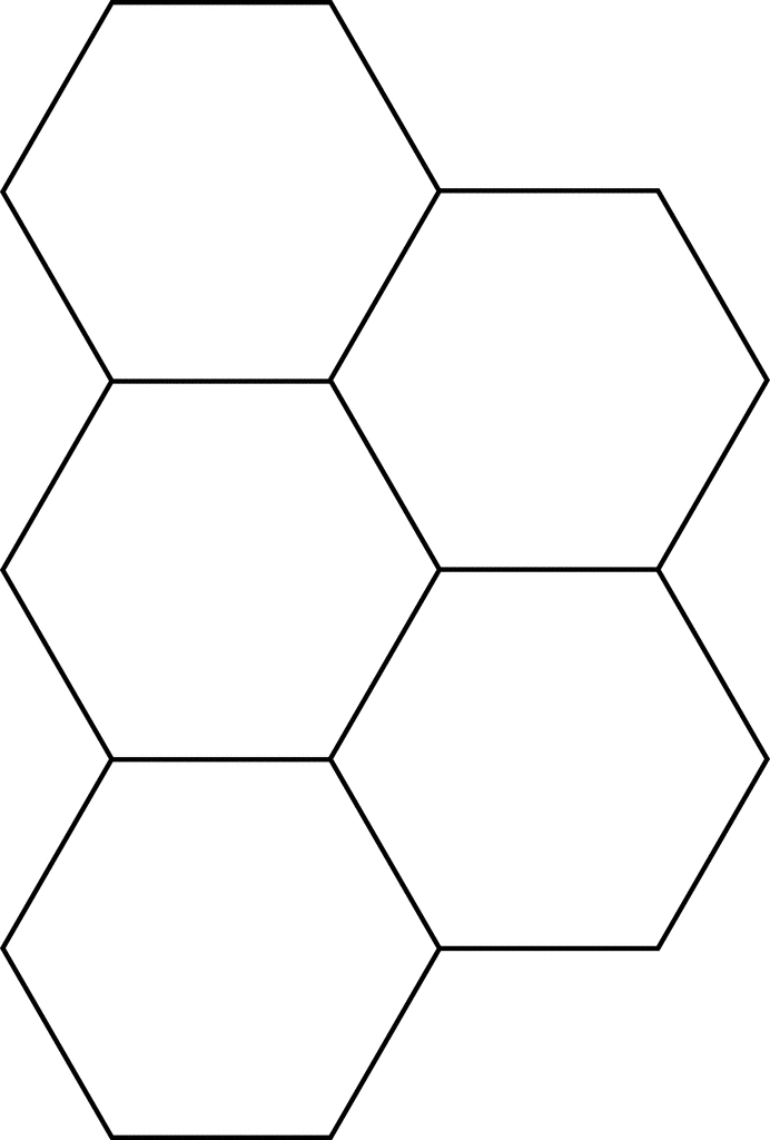 Small hexagons for.
