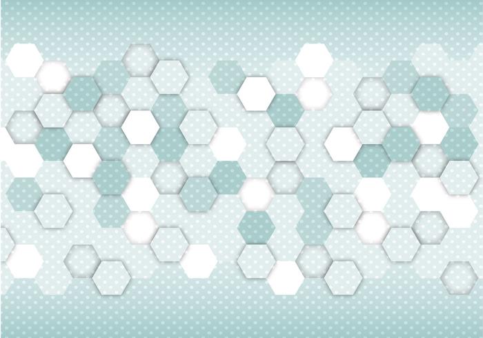Free Abstract Hexagon Vector