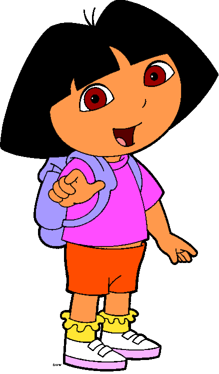 Dora clipart look.