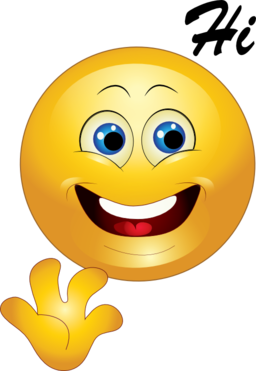 Funny happy face clipart