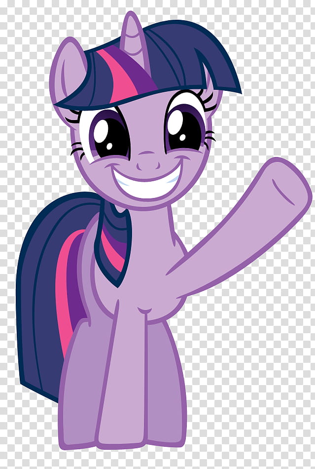 Oh Hi, purple My Little Pony character transparent