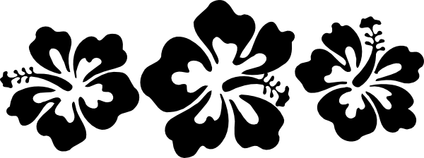 Free Black And White Hibiscus, Download Free Clip Art, Free