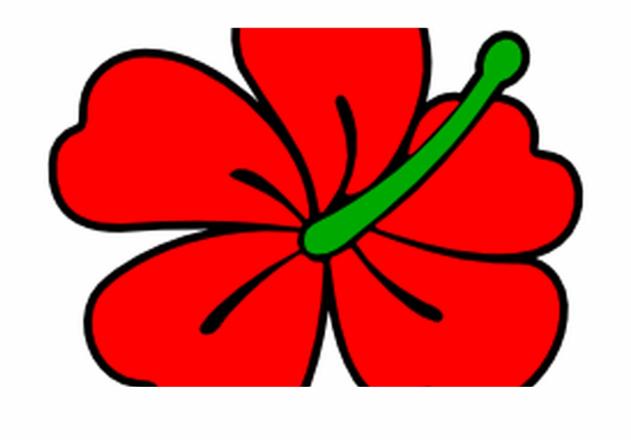 Red Hibiscus Flower Clip Art Free Borders And Clip