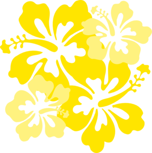 Hibiscus Yellow Clip Art at Clker