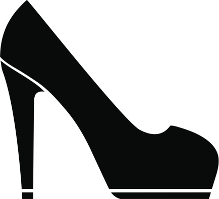 Free High Heel Clipart Black And White, Download Free Clip