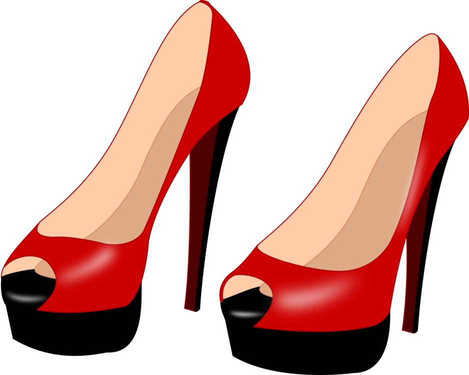 Peachredshoe png clipart.
