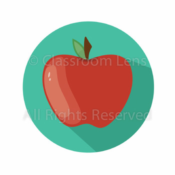 high resolution clipart apple