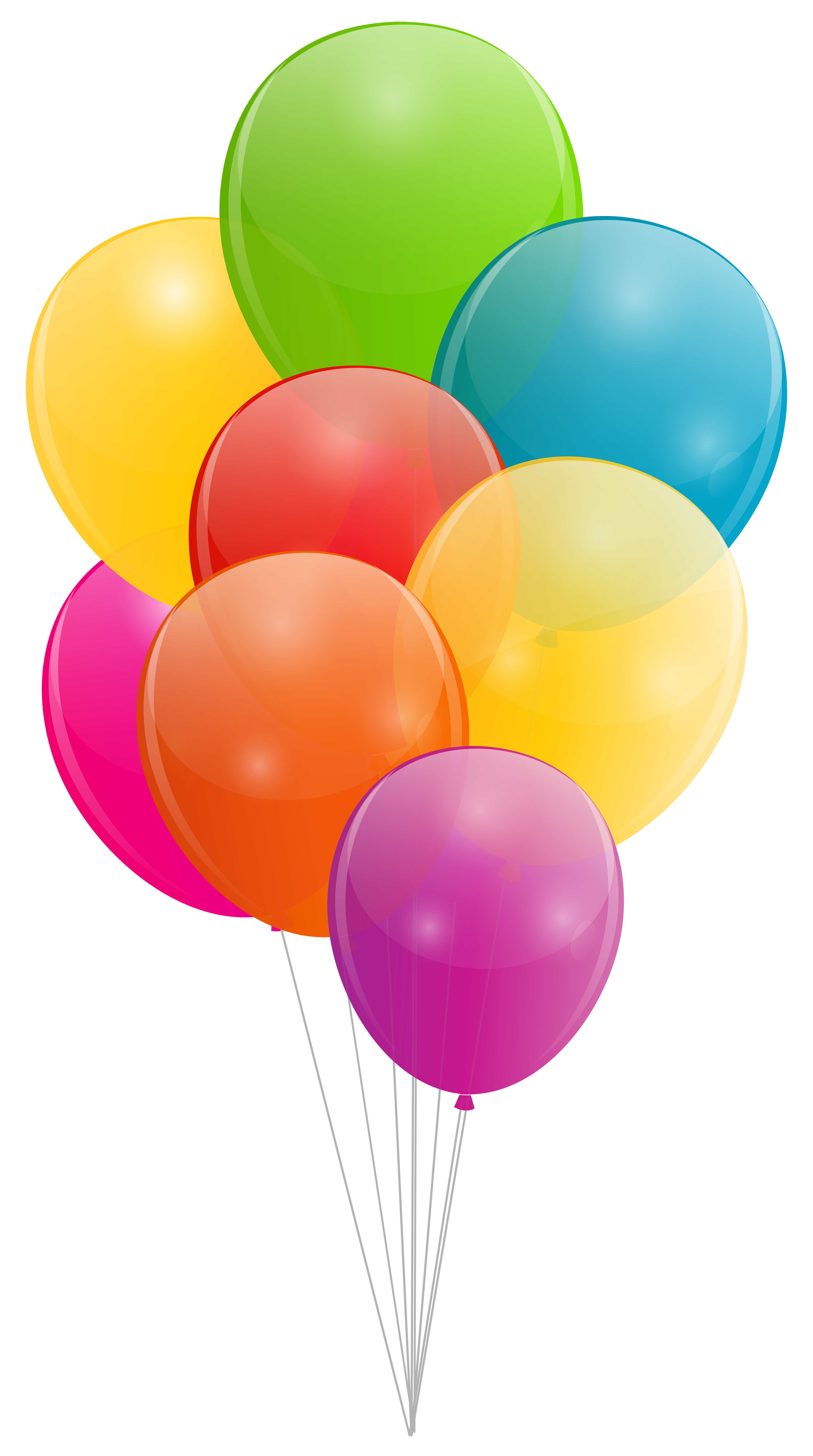 Balloons png clip.