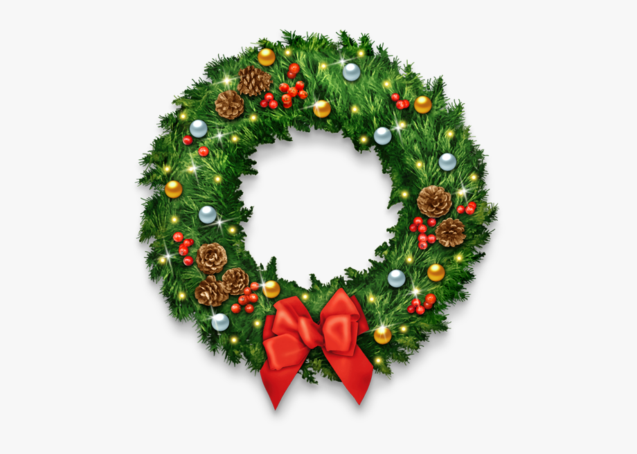 Christmas Wreath Clipart High Resolution