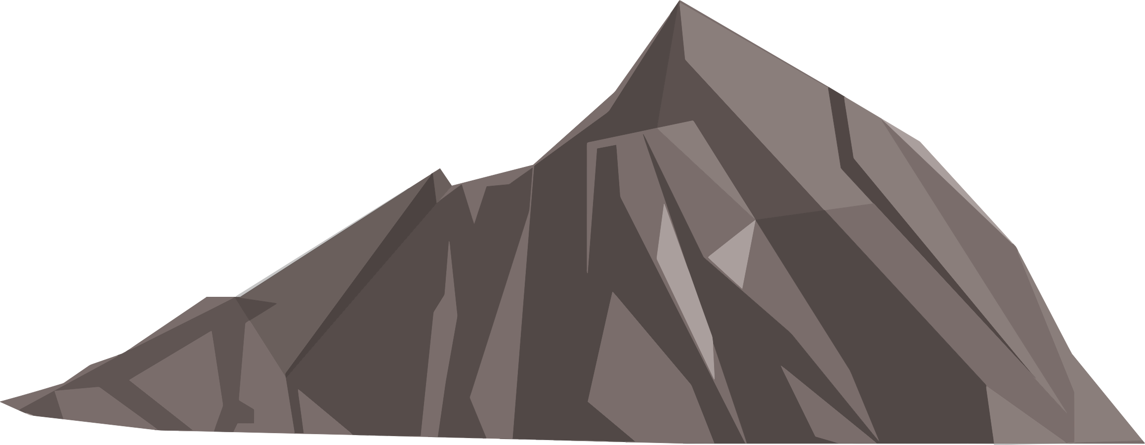 high resolution clipart mountain