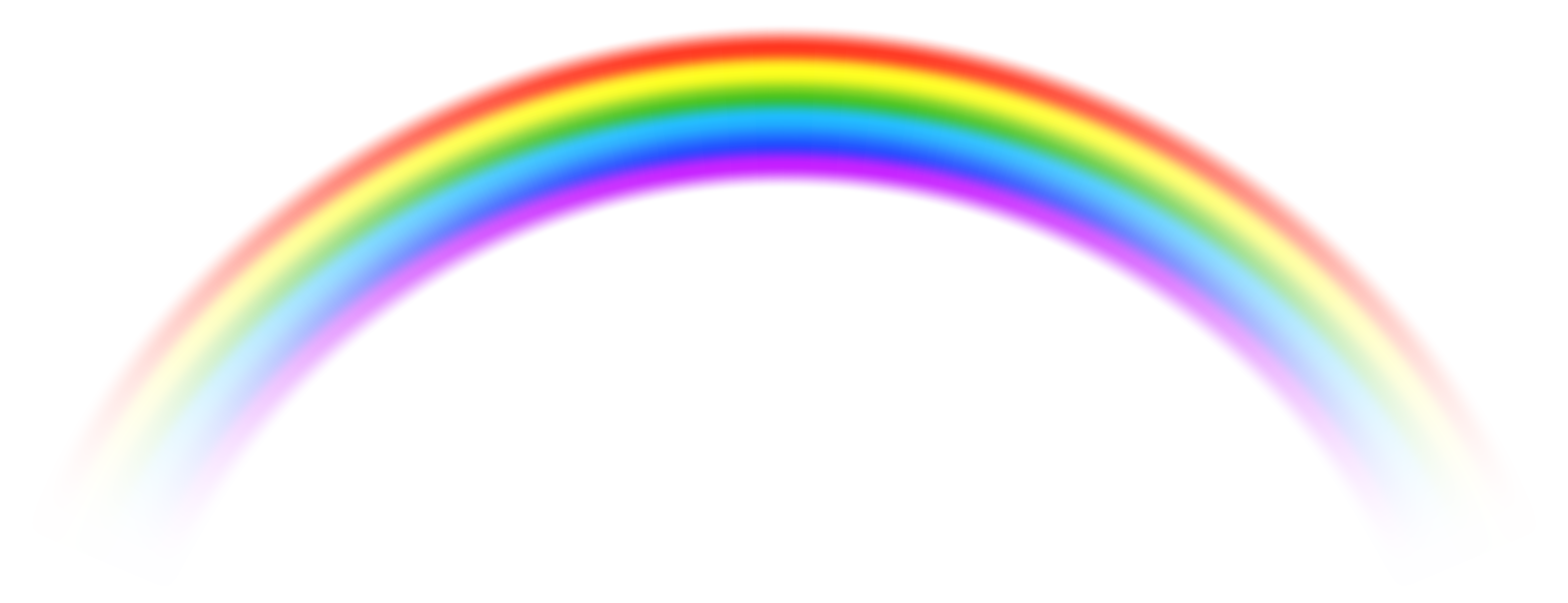 Transparent rainbow png.