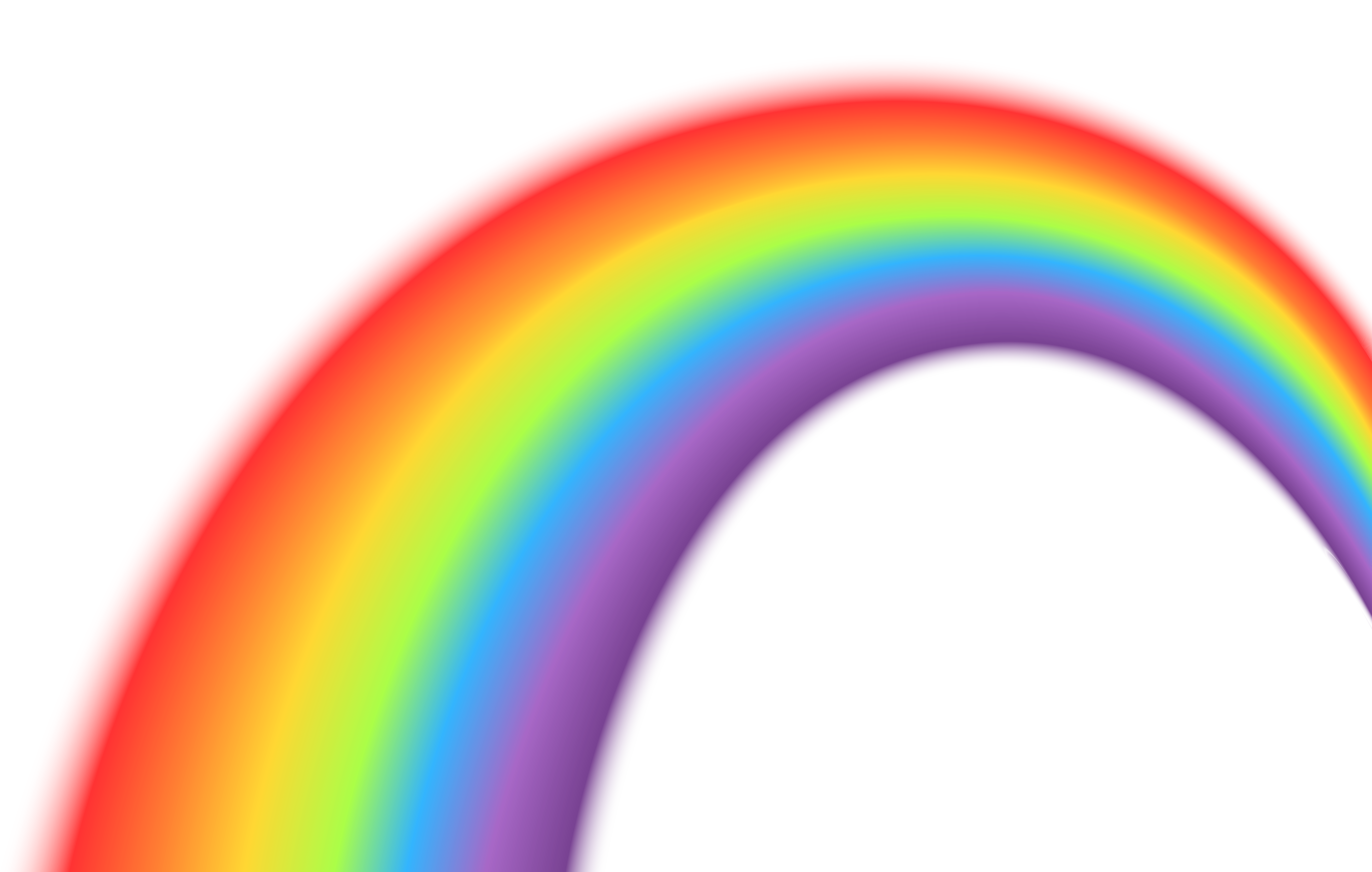 Rainbow transparent clip.