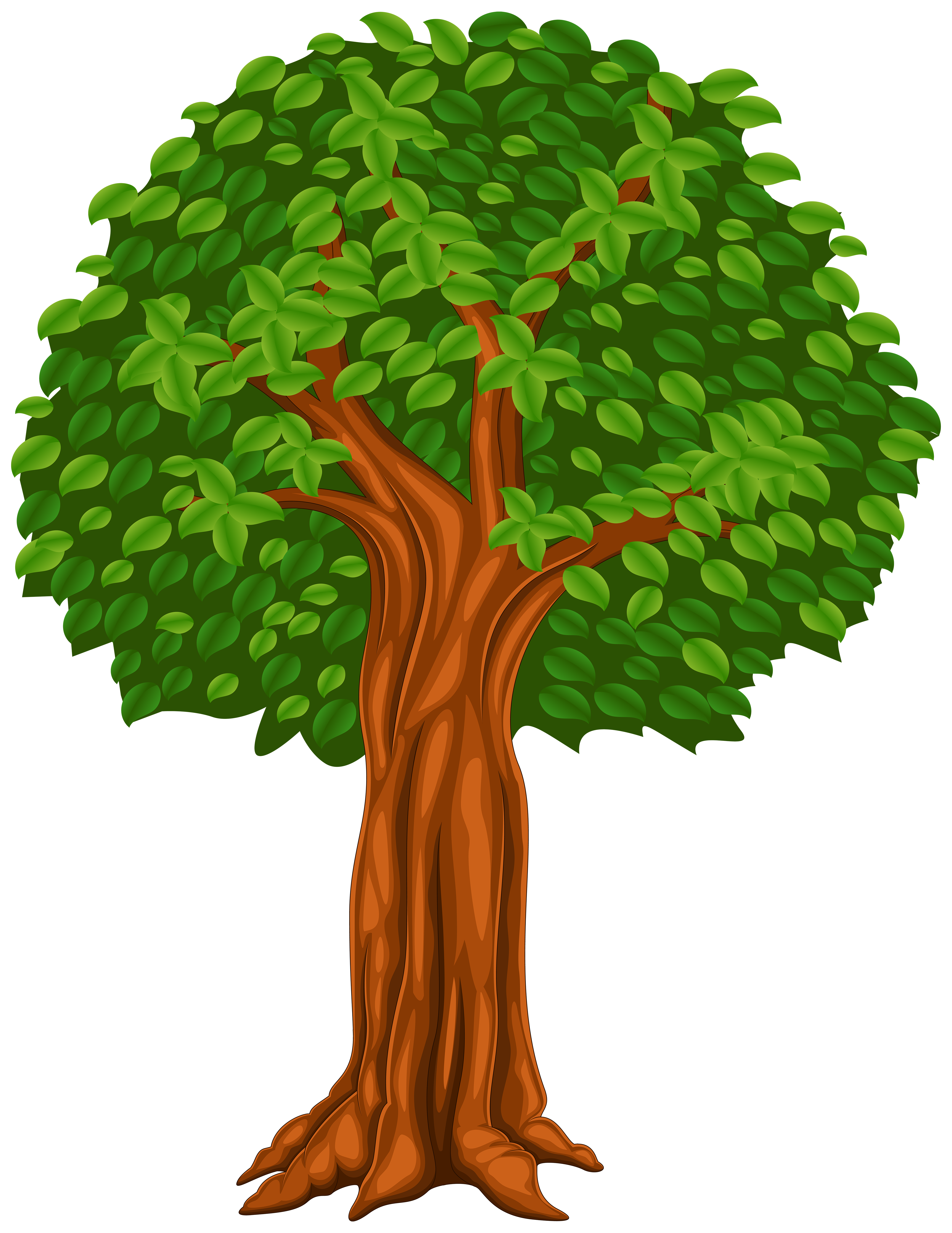 Tree Cartoon PNG Clip Art Image