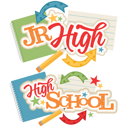 High School Jr And Titles Scrapbook Cut File Cute Clipart