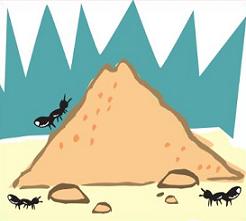Free Ant Hill Clipart