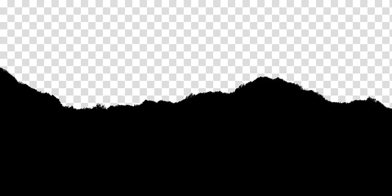 Torn Paper, silhouette of hills illustration transparent