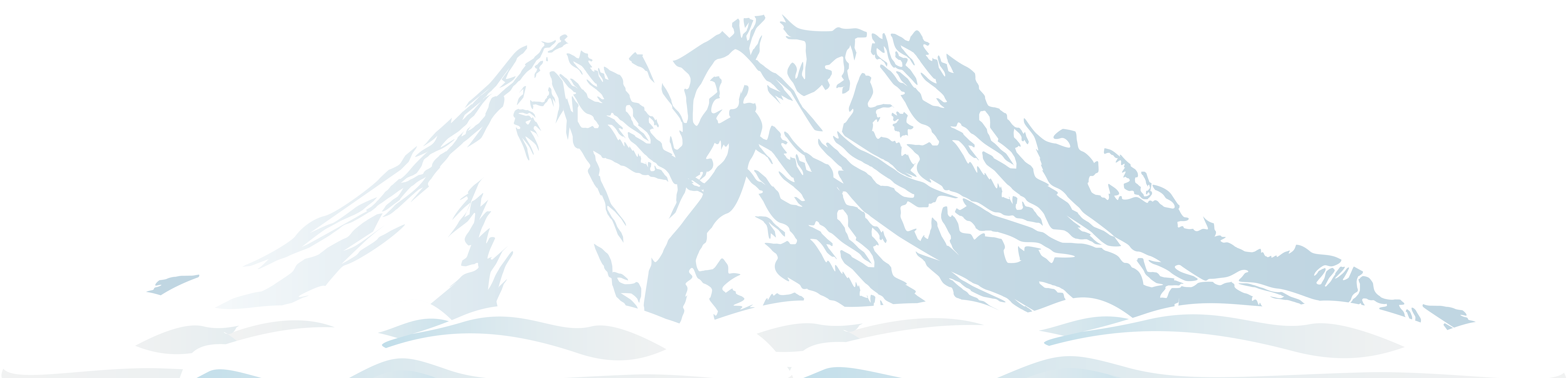 Snowy Mountain Clipart