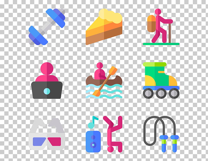 Hobby computer icons.