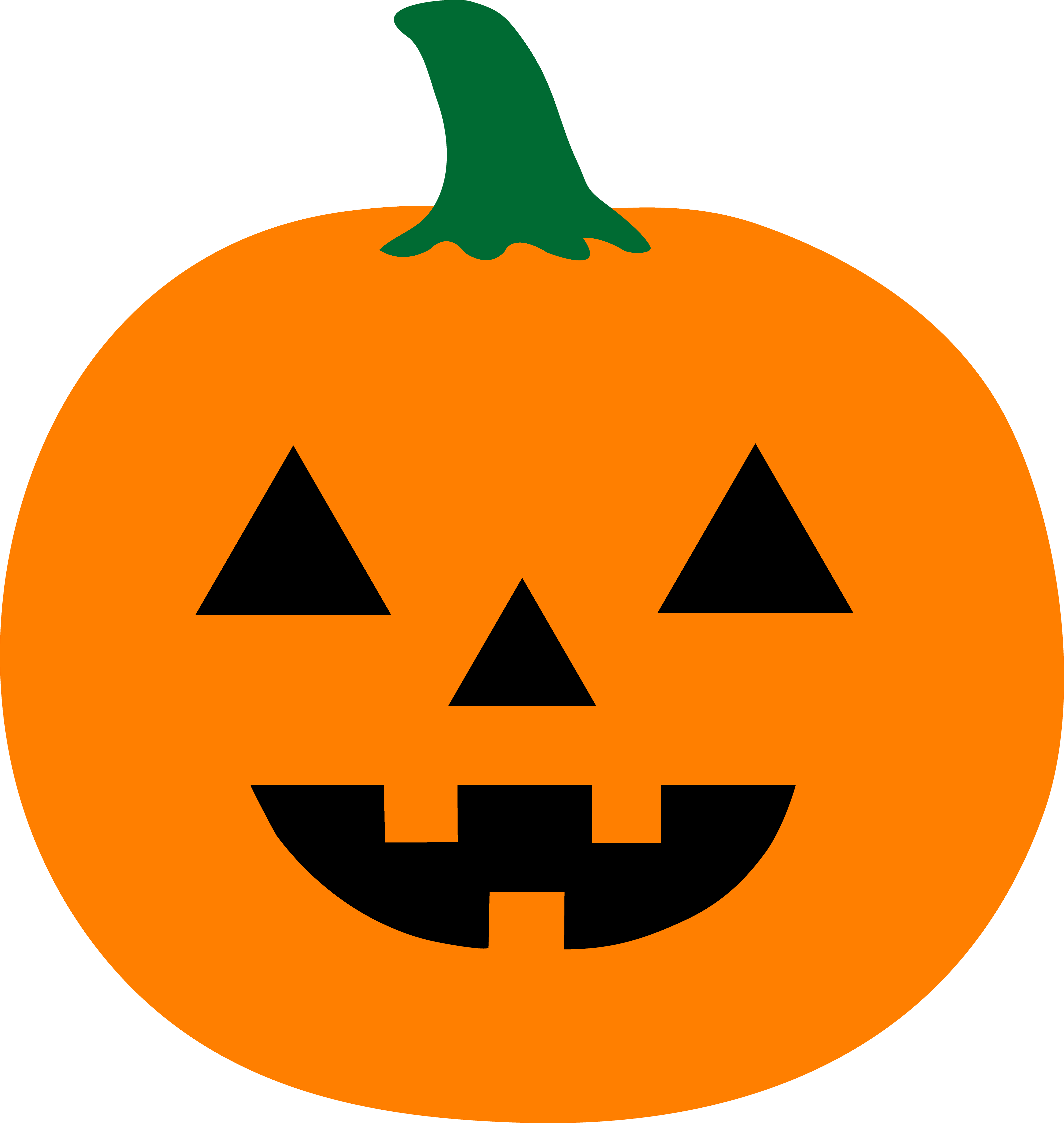 Simple Halloween Jack O Lantern