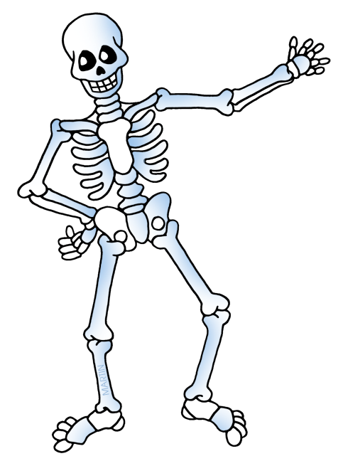 Skeleton bones halloween.